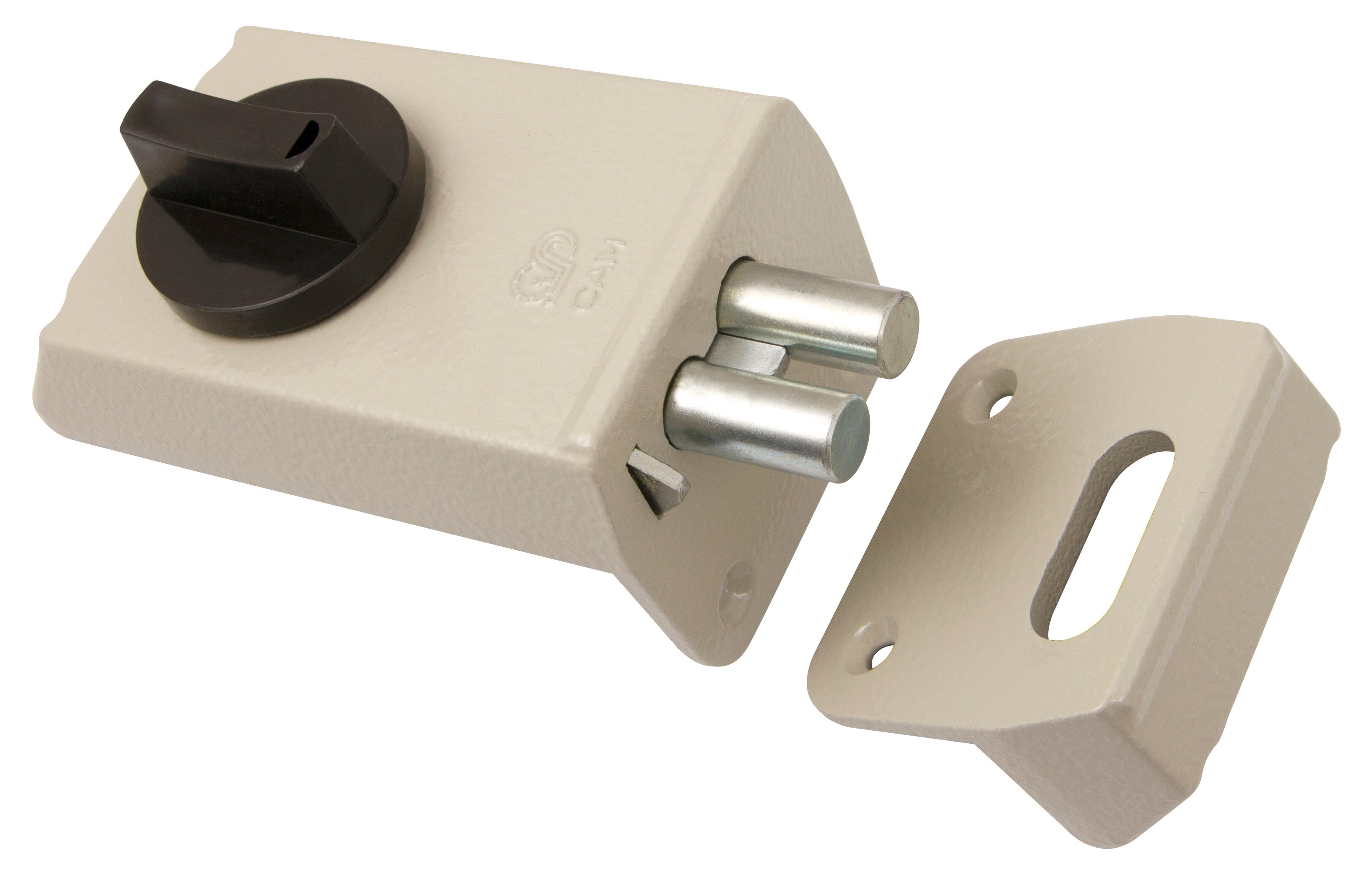 фото Накладной замок ПроСам серый