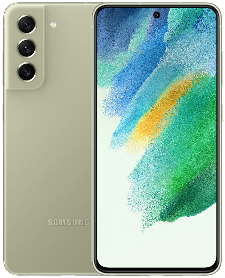 Смартфон Samsung Galaxy S21 FE (SM-G990E) 8/256 ГБ, оливковый