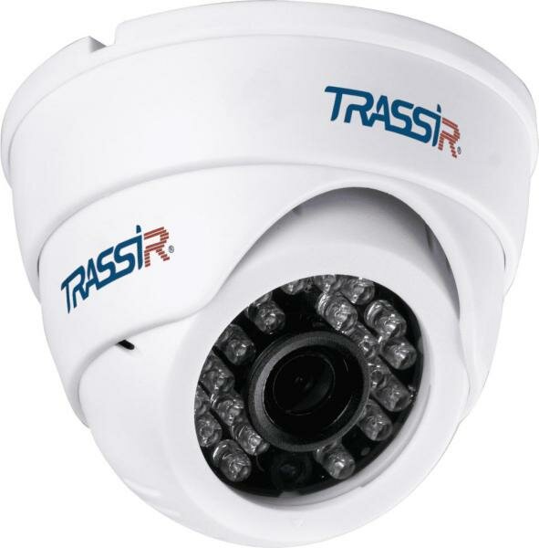 Видеокамера IP Trassir TR-D8121IR2W 2.8-2.8мм цветная корп. белый
