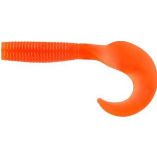 Приманка съедобная ALLVEGA "Flutter Tail Grub" 35см 06г (15шт.) цвет crazy carrot