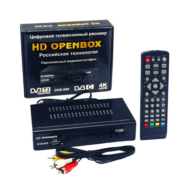 ТВ приставка Openbox HD DVB (DVB-T/T2, 4K UltraHD, IpTV, USB)