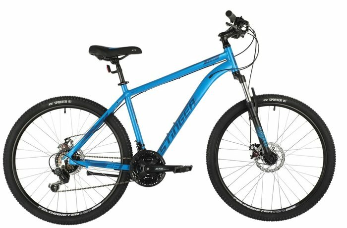 Горный (MTB) велосипед Stinger Element Evo 26 (26AHD.ELEMEVO.18BL1), рама 18", синий