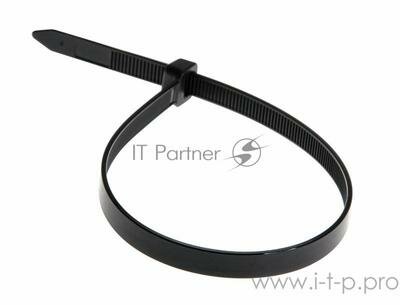 Хомут-стяжка кабельная нейлоновая Rexant 450 x7,6 мм, черная, упаковка 100 шт. 07-0451-8