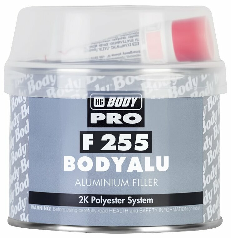 Комплект (шпатлевка, отвердитель) HB BODY PRO F255 Bodyalu 0.25 кг