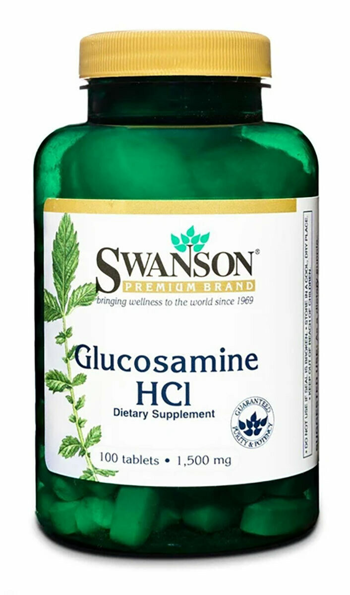 Swanson Glucosamine Hcl (1500 мг) 100 таблеток