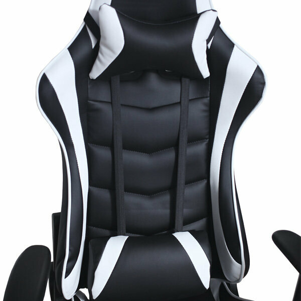 Кресло игровое MFG-6001 Меб-фф 404485, MFG-6001 black white (DK) - фото №12