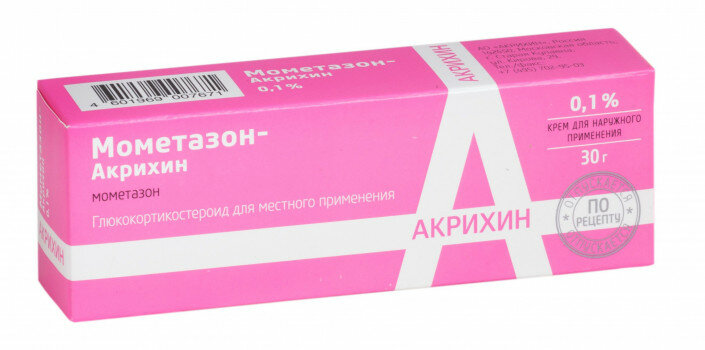 Мометазон-акрихин крем 0,1% 30Г