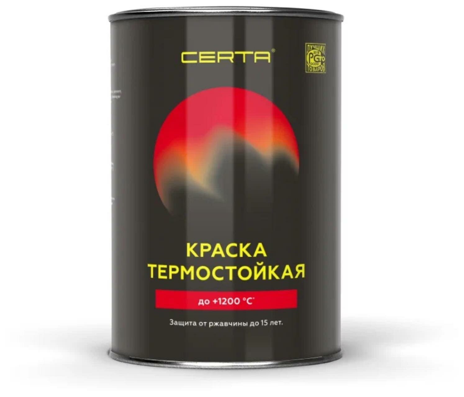 фото Краска термостойкая (до 700°С; 0,08 кг) патина Золото, CERTA