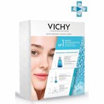 Набор Mineral 89 Vichy/Виши: сыворотка-концентрат 30мл+гель-сыворотка 10мл+крем легкий дневной 15мл - изображение