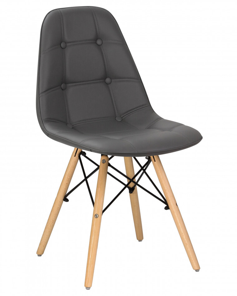 Комплект стульев обеденных Eames Style DSW Eco Bennet LMZL-301 серый DOBRIN (2шт)