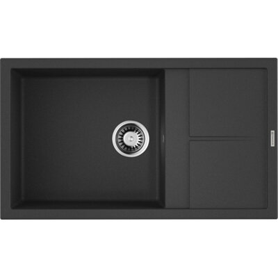 Мойка кухонная прямоугольная Omoikiri Sumi 86-BL Черный (4993646)