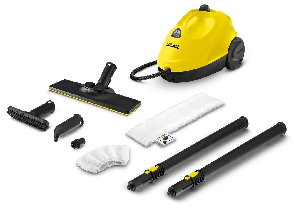 Пароочиститель Karcher SC 2 EasyFix EU, напольный, 1500 Вт., давление 3,2 бар, набор насадок