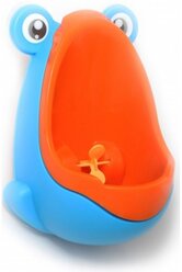 Писсуар Roxy-kids для мальчиков с прицелом Лягушка голубой/оранжевый