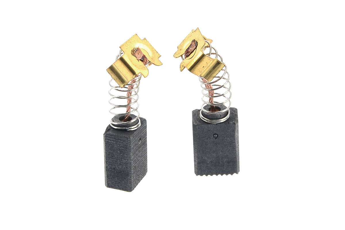 фото Щетки угольные 6x9x12 (пружина, пятак-уши, автоотключение)191962-4 для дрели MAKITA DP4001