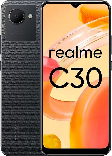 Realme C30 4/64ГБ, черный