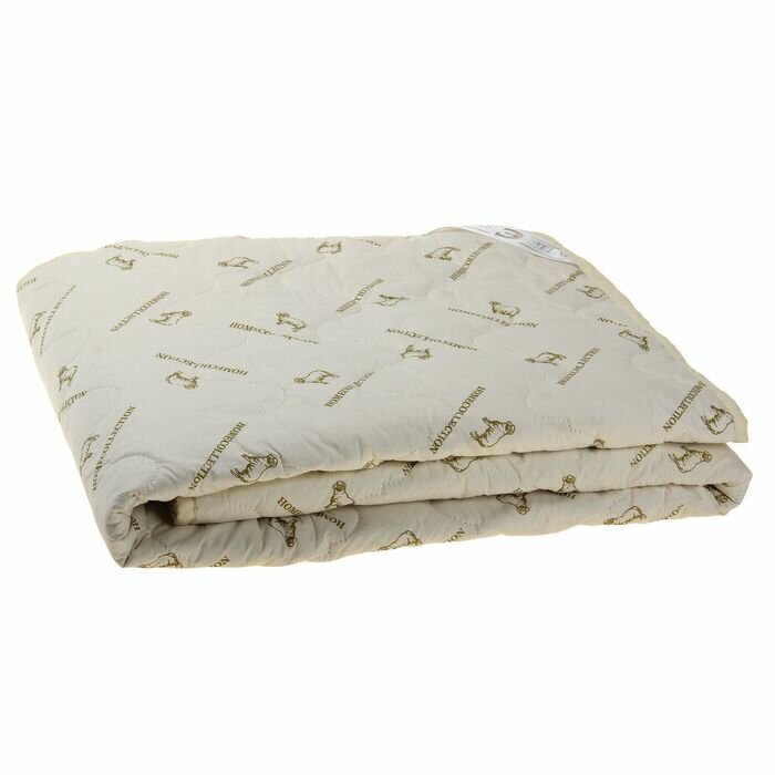 Одеяло 'Этель' Овечья шерсть 172*205 см, тик, 300 гр/м2