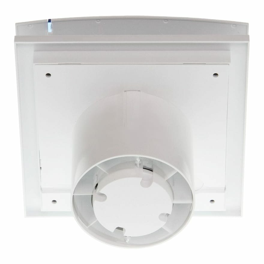 Вентилятор вытяжной 100 мм, для кухни/ ванной/ санузла, обратным клапаном, белый - фотография № 4