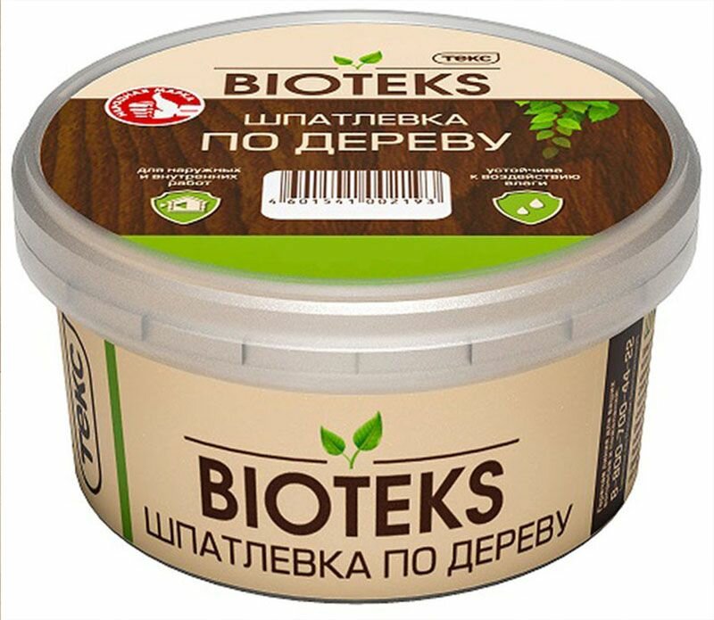 Текс Биотекс шпаклевка по дереву сосна (0,25кг) / текс Bioteks шпатлевка по дереву сосна (0,25кг)