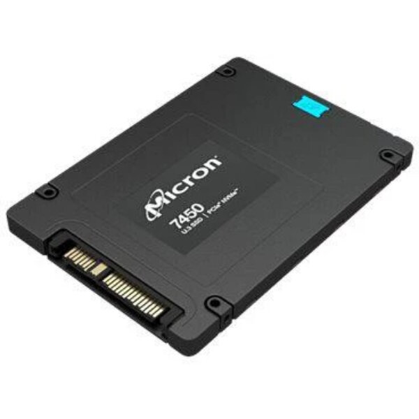Твердотельный накопитель Micron SSD 7450 MAX, 800GB, U.3(2.5 15mm), NVMe, PCIe 4.0 x4, 3D TLC, R/W 6800/1400MB/s, IOPs 530 000/145 000, TBW 4300, DWPD