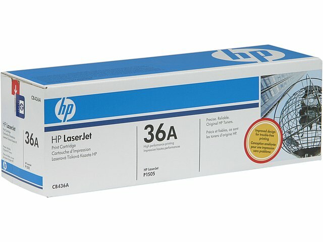 Картридж HP Картридж HP 36A CB436A (черный) для LJ P1505