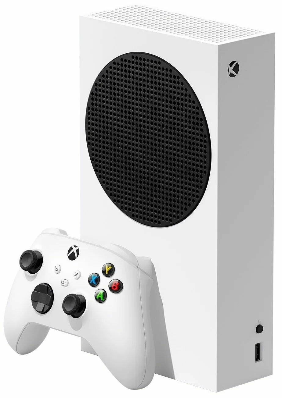 Игровая приставка Microsoft Xbox Series S 512 ГБ SSD, RU, белый/черный (RRS-00011)