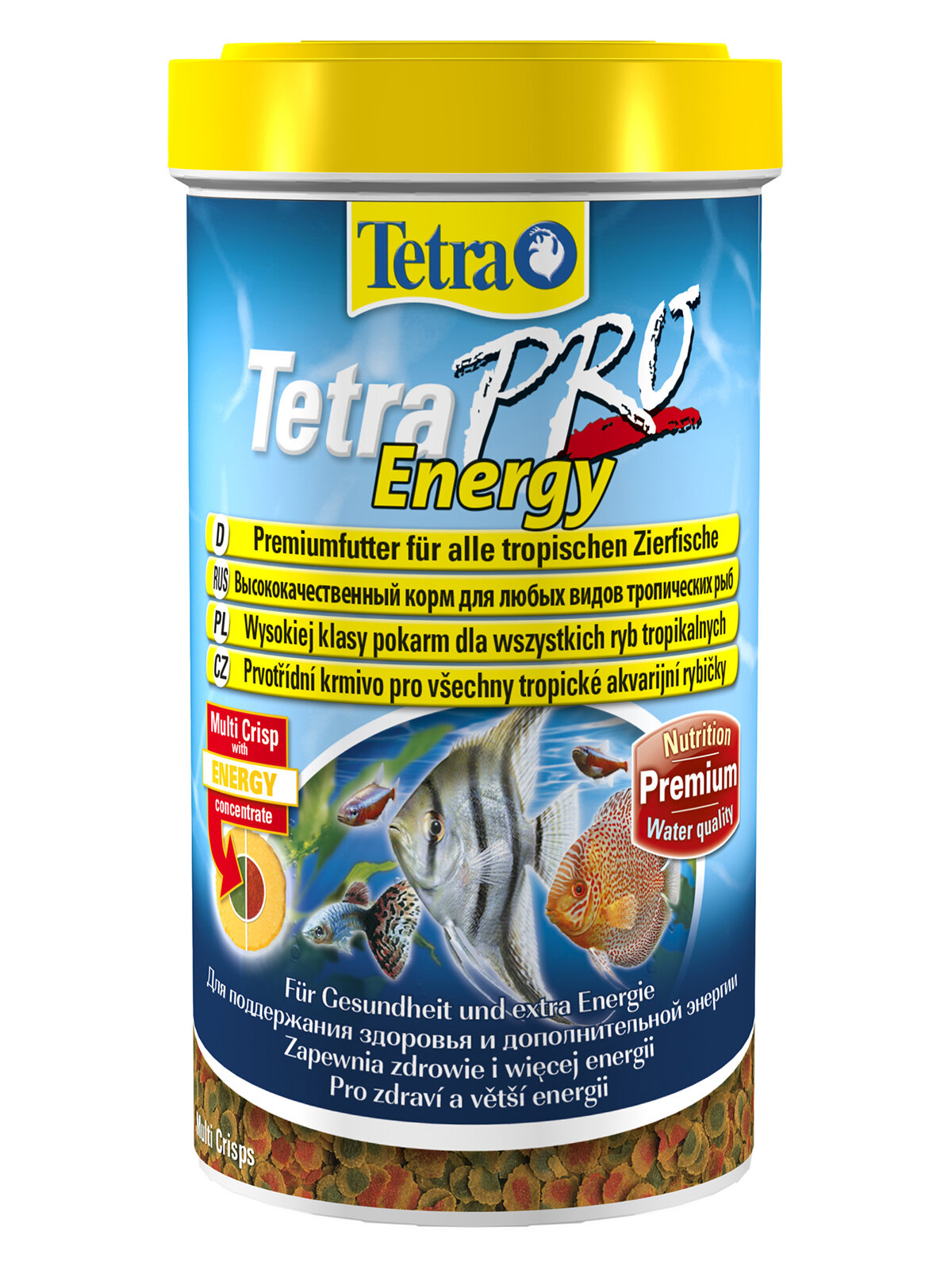 Корм для всех видов рыб Tetra Pro Energy Crisps для дополнительной энергии, в виде чипсов 500 мл - фотография № 1