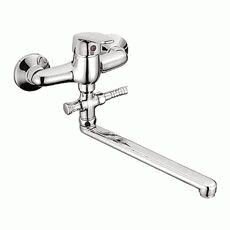 Смеситель для ванны LEDEME картридж д.35мм длинный излив L-30 L2116