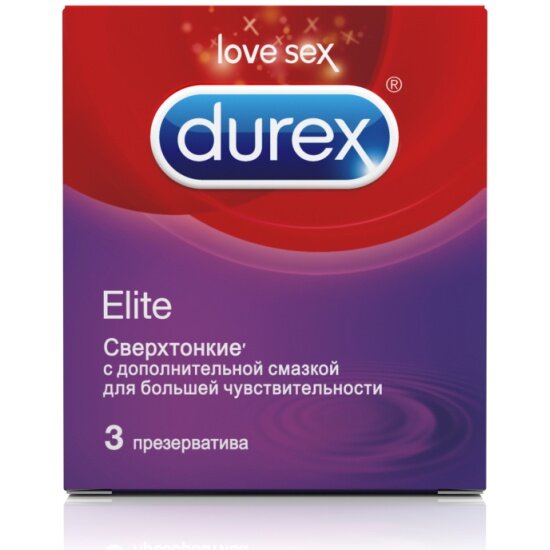 Презервативы DUREX №3 Elite сверхтонкие