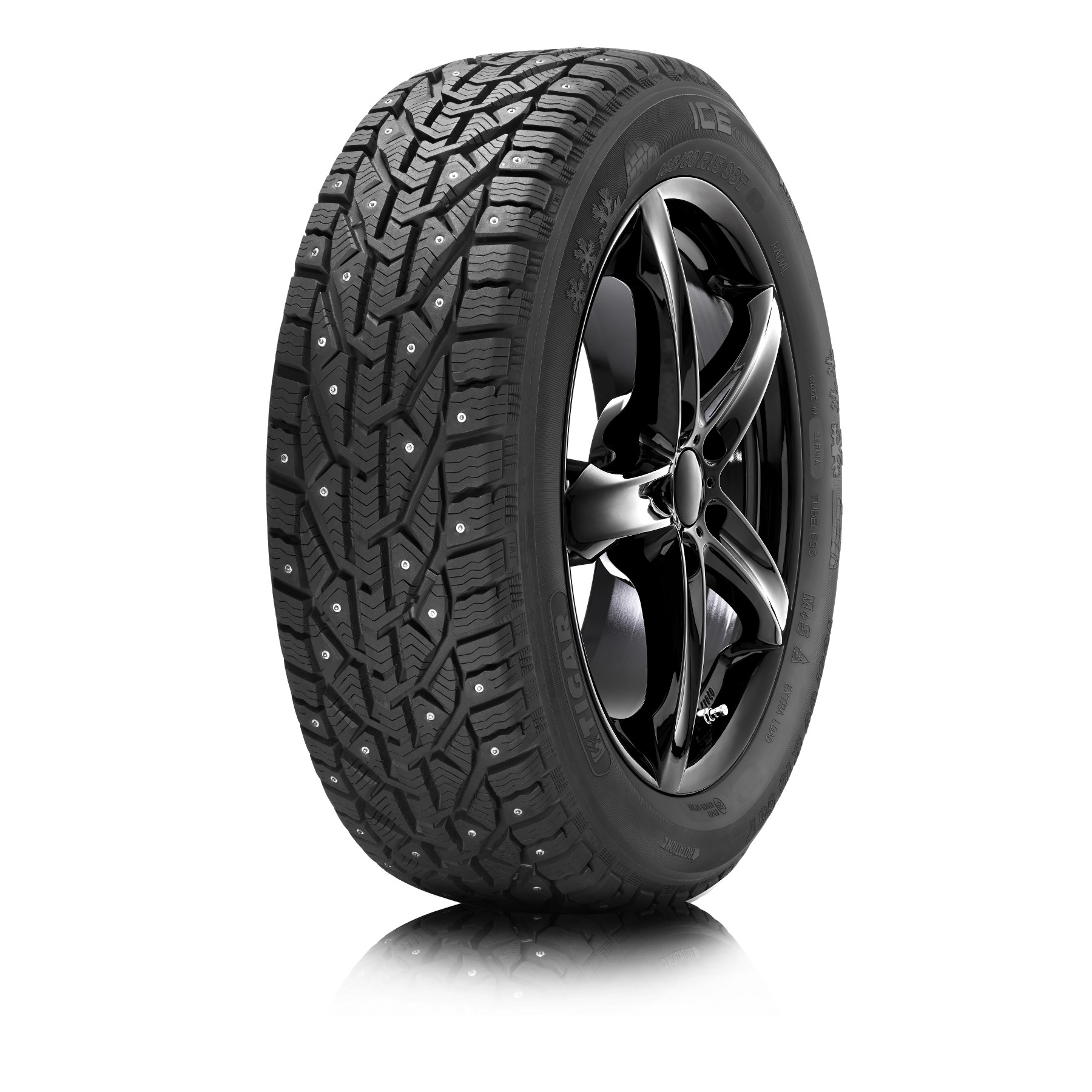 Шина зимняя легковая TIGAR Ice 205/65R15 99T XL шипы (Арт.920265)