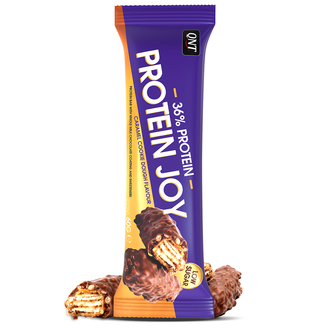 Протеиновый батончик QNT PROTEIN JOY BAR 60 г, Карамель