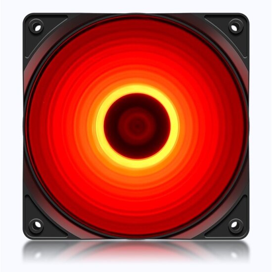 Вентилятор для корпуса Deepcool RF120R 120x120x25мм Red