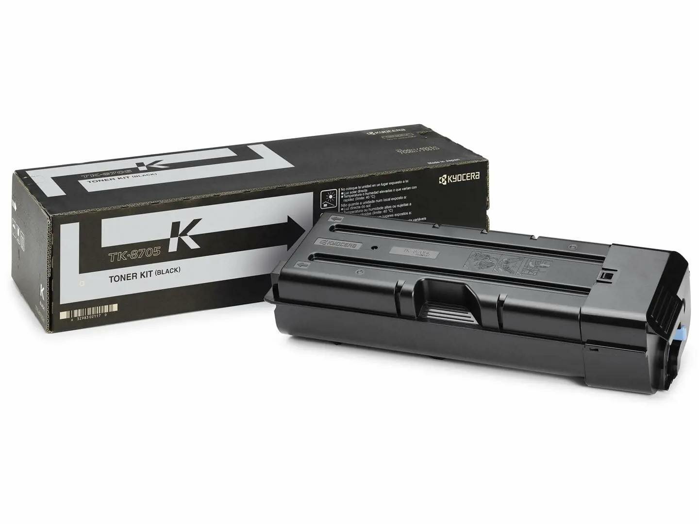 Картридж лазерный Kyocera TK-8705K, черный