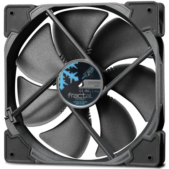 Вентилятор для корпуса FRACTAL DESIGN Venturi HP-14 PWM FD-FAN-VENT-HP14-PWM-BK