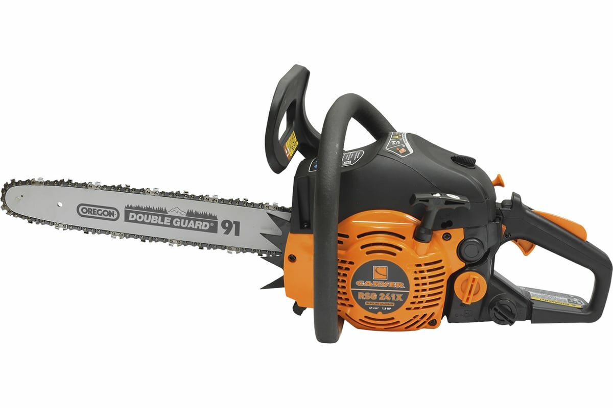 CARVER Пила бенз. RSG 241Х картон (Шина 16" Oregon 160SDEA041, Цепь Oregon 91P057) 01.004.00052