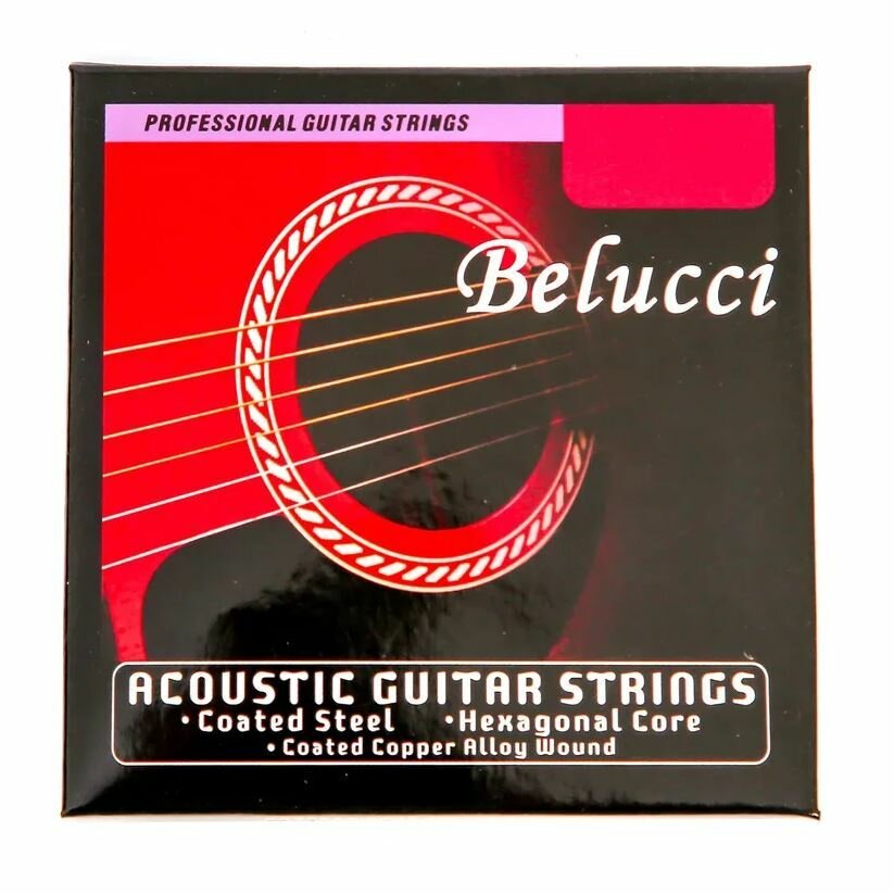 Струны для акустической гитары Belucci
