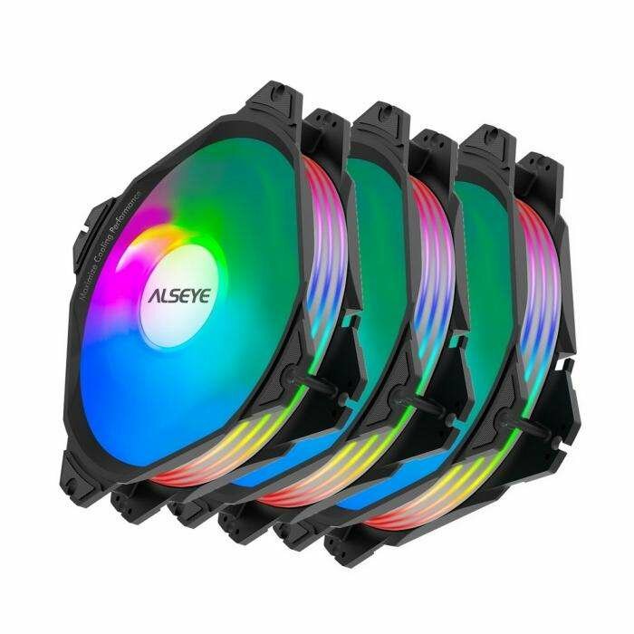 M120-PB KIT M120-PB KIT, Black, FAN 120mm *3pc, 800~1700rpm, 42.5CFM, 23.6dBA, PWM, Molex + 3pin + controller, RGB, RTL{24} (873503)