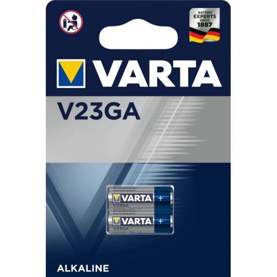 Элемент питания VARTA Alkaline V23GA (8LR932/ MN21/ GP23A/ A23/ E23A) бл 2