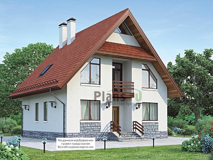 Проект дома Plans-45-50 (149 кв.м, кирпич) - фотография № 1