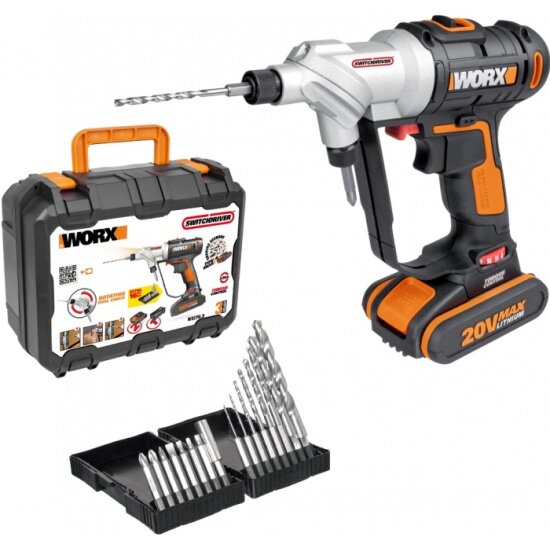 Шуруповерт аккумуляторный WORX Switchdriver WX176.2