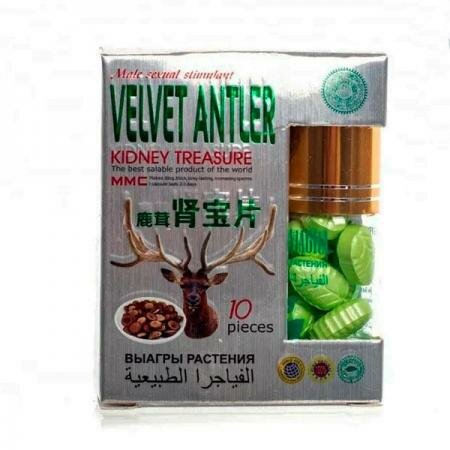 Velvet antler (Панты) - таблетки для потенции 10 шт.