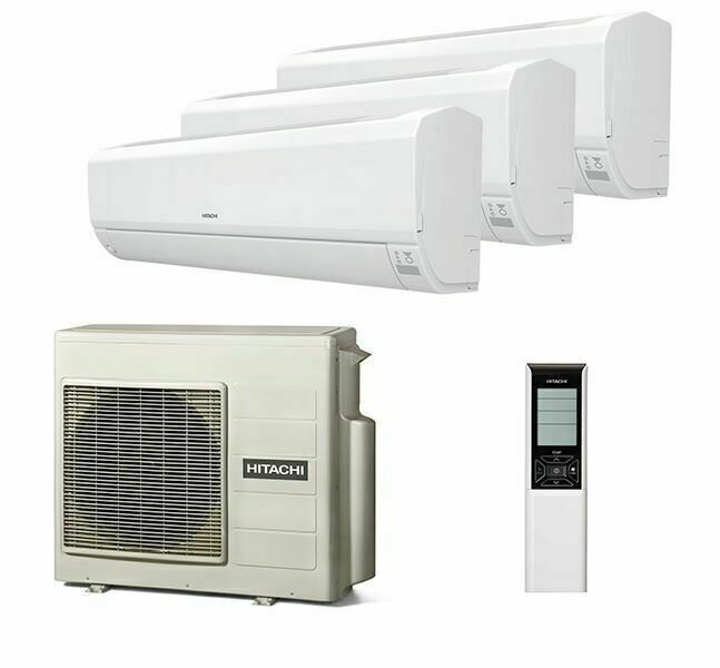 Мульти-сплит система Hitachi RAK-18RPE x 3 / RAM-53NP3E