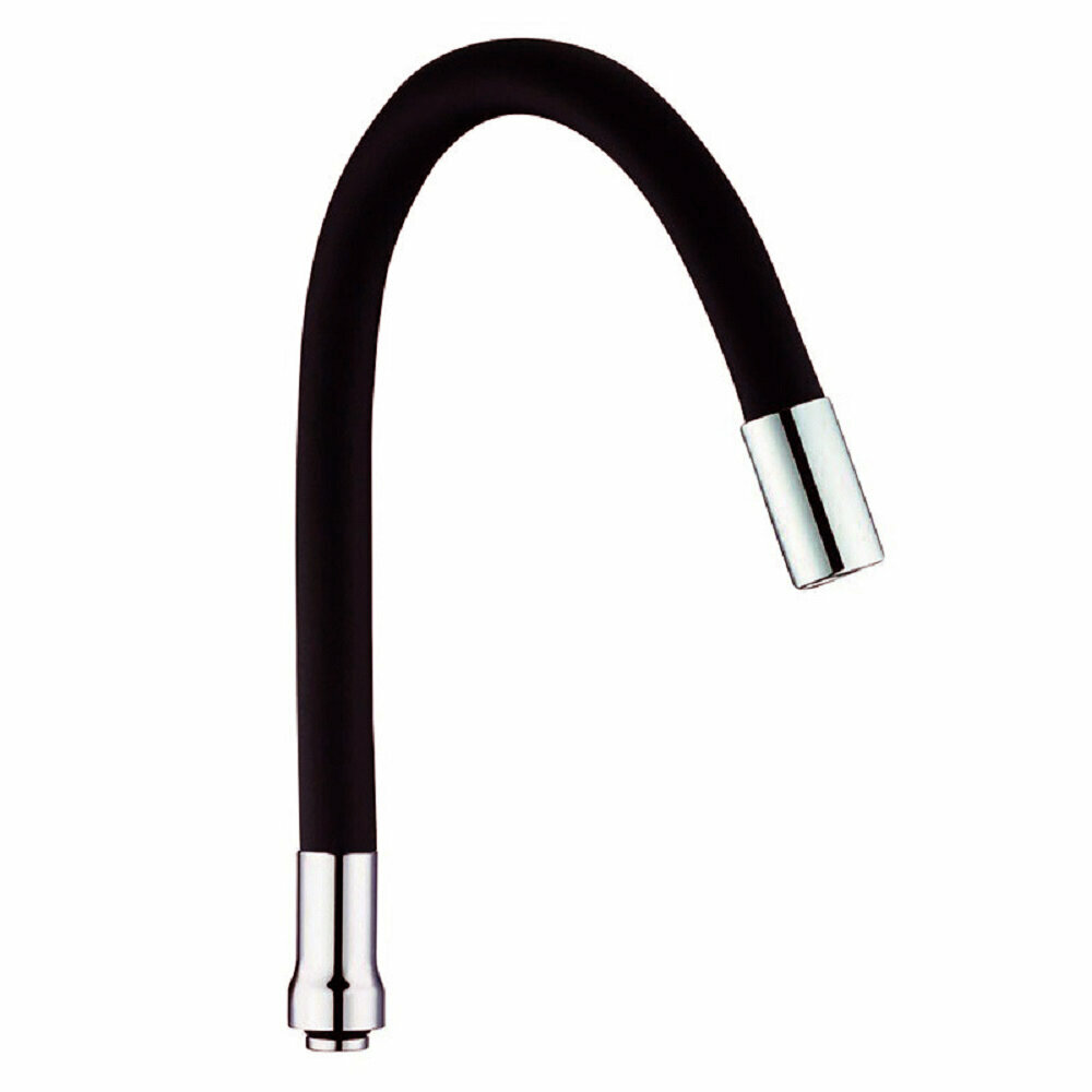 фото Излив для смесителей MASTERPROF гибкий черный