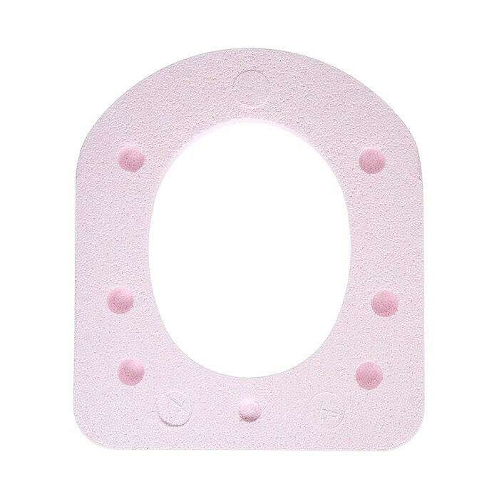 Сиденье для уличного туалета, 44 × 38 см, пенопласт, розовое - фотография № 4