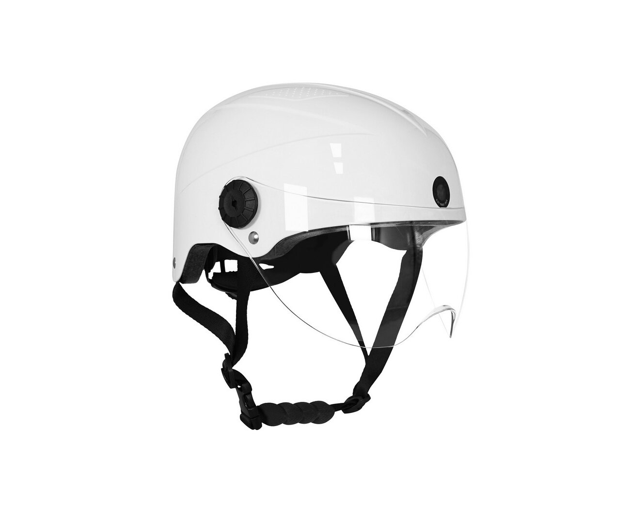 Шлем для головы голдстарт РП-200-Бел (lux) (FullHD) (F1523EU) с двумя видеокамерами (назад-вперед) и Bluetooth гарнитурой - шлем для роликов велошл