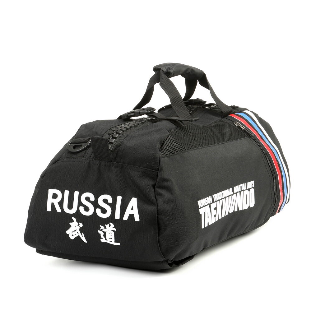 Сумка-рюкзак трансформер Khan Тхэквондо, 58*24*24 см, черный - фотография № 2