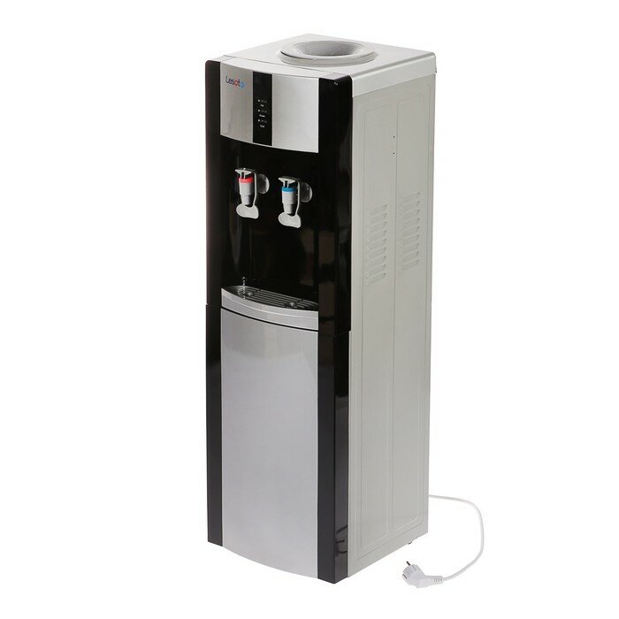 Кулер для воды LESOTO 16 LD/Е, нагрев и охлаждение, 500/68 Вт, черно-серый - фотография № 1