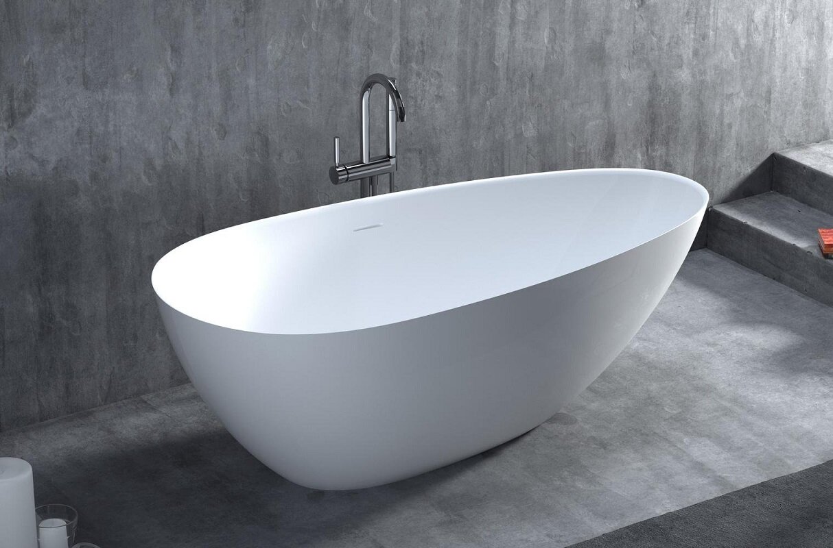 Salini Ванна Paola 101511G, 160 х 77 х 57 см, из материала Sapirit, глянцевая