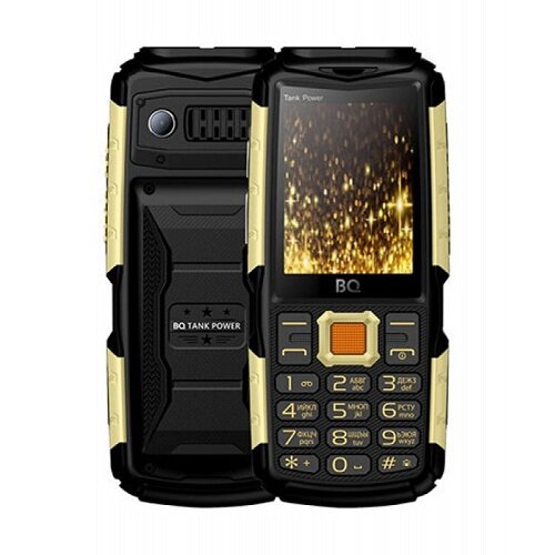 Мобильные телефоны BQ 2430 Tank Power Black/Gold