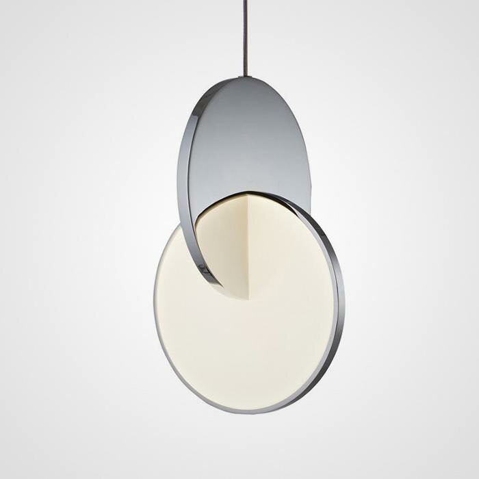 Luminaire / GLATT-18 Светильник подвесной из пересекающихся зеркальных дисков GLATT, 18х27 см