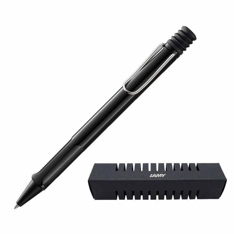 Ручка шариковая Lamy 219 Safari цвет чернил синий цвет корпуса черный (артикул производителя M)